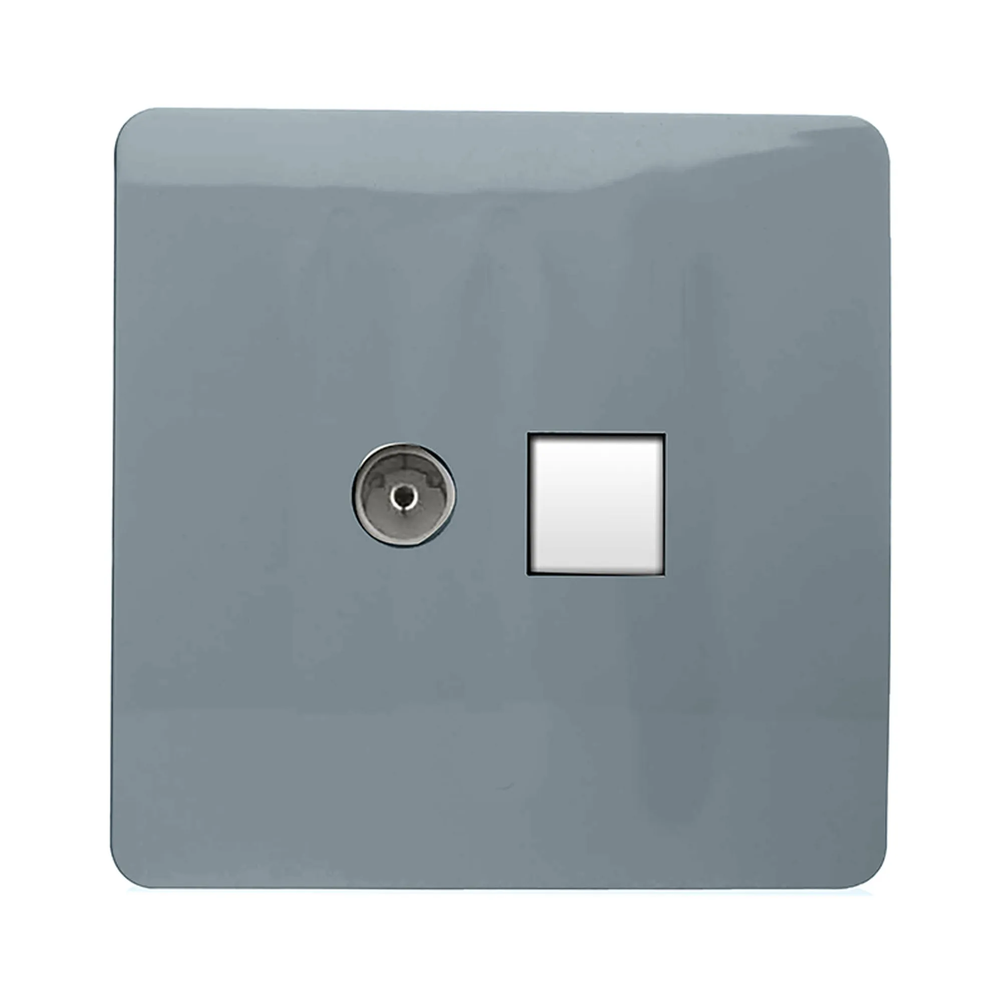 Cool Grey Wiring Accessories Trendi Decorative Screwless Cool Grey Wiring Accessories Trendi Decorative Screwless